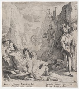 Kázání sv. Jana Křtitele, 1593. od Gerrit Pietersz Sweelink