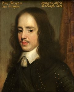 Portrét Willema II. prince Oranžského, asi 1653 (olej na desce) od Gerrit van (after) Honthorst