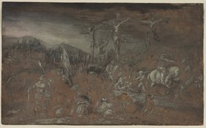 Ukřižování, poslední polovina 1600. od Gerrit van Battem