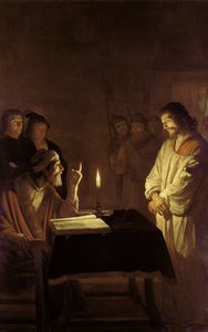 Kristus před veleknězem, 1617