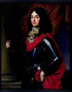 Portrét prince Edwarda Falckého (1625-63) v brnění