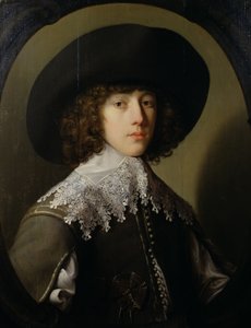 Princ Rupert (1619-82), synovec krále Karla I. (1600-49) od Gerrit van Honthorst