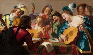 Koncert od Gerrit van Honthorst