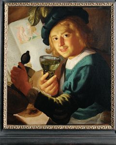 Mladý piják (dýchá) od Gerrit van Honthorst