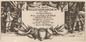 Titulní strana od Gerrit van Schagen after Jacques Callot