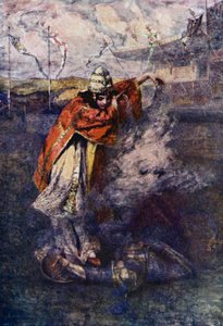 Duessa rozptýlila Enchanted Cloud (barevná litho) od Gertrude E. Demain (after) Hammond