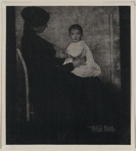 Portrét paní Wardové s dítětem od Gertrude Käsebier