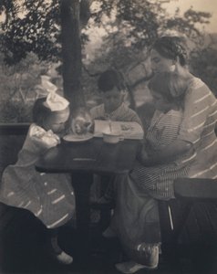 Zahradní slavnost od Gertrude Käsebier