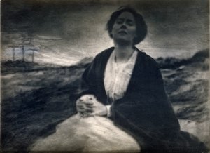 Dědictví mateřství, 190004 (platinový tisk s několika doplňky ručně) od Gertrude Käsebier