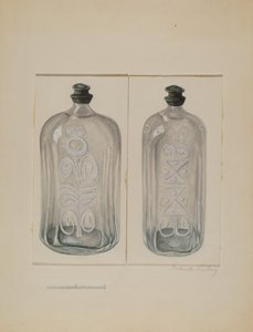 Cordial Bottle, c. 1936.