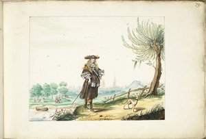 Moses ter Borch na venkově mimo Zwolle