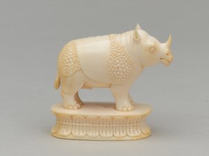 Bílý biskup, šachová figurka, Indie, circa 1820 od Geskel Saloman