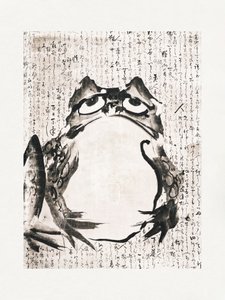 Japonská žába (konec 18. – 19. století) od Getsuju