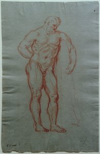 Studie podle postavy Farnese Herkula