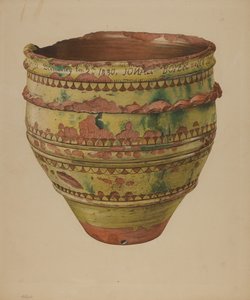 Sbohem. Německá žardiniéra, kolem roku 1939. od Giacinto Capelli