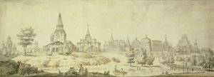Pohled na Kolomenskoye, 1795 od Giacomo Antonio Domenico Quarenghi
