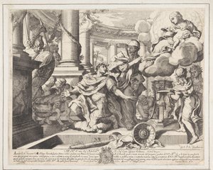 Císař Augustus a Tiburtinská Sibyla od Giacomo Barri