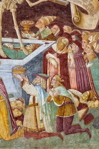 Detail z Triumph of Death a Dance of Death