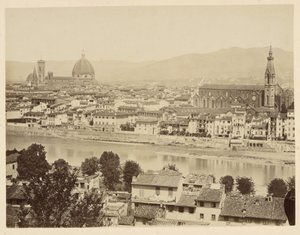 Florencie. Panorama od Giacomo Brogi