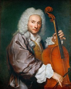 Německy: Bildnis eines Cellospielers Portrét hráče na violoncello od Giacomo Ceruti