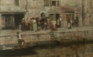 Cestující hudebníci, asi 1881-83 (olej na plátně)
