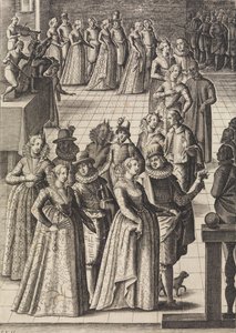 Večírky nebo tance ..., ca. 1610.