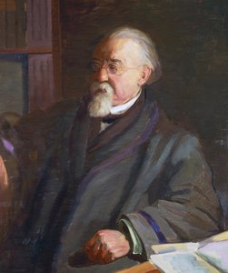 Portrét Cesare Lombroso (1835-1909), italský antropolog a kriminalista, Giacomo Grosso (1860-1938)
