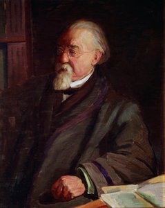 Portrét Cesare Lombroso (1835-1909), italský kriminalista a antropolog Malba Giacoma Grossa (1860-1938) Debut 20. století Turín Museo di Antropologia Criminale - Portrét Cesare Lombroso (1835-1909), italský polní lékař