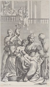Narození svatého Benedikta, 1687-1717. od Giacomo Maria Giovannini