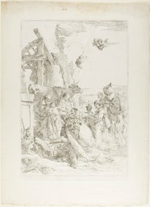 Klanění tří králů od Giambattista Tiepolo