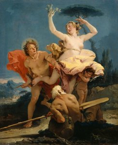 Apollo a Daphne, 1743-1745.