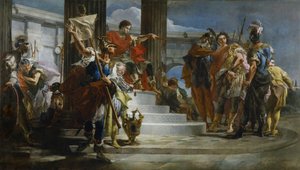 Scipio Africanus osvobozující Massiva od Giambattista Tiepolo