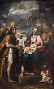 Panna s dítětem a tajemství umučení Krista od Giambattista Tinti