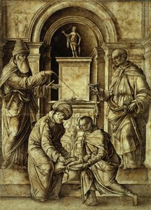 Obětní scéna od Gian Francesco de Maineri