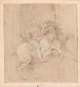 Císař Konstantin na koni. od Gian Lorenzo Bernini
