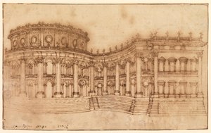 Louvre, východní fasáda od Gian Lorenzo Bernini