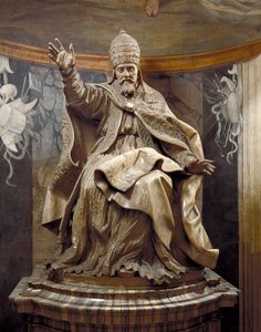 Papež Urban VIII, Gian Lorenzo Bernini (1598-1680) a asistenti, mramor od Gian Lorenzo Bernini