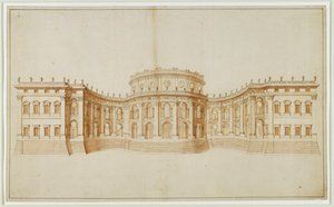 Projekt pro Louvre ... od Gian Lorenzo Bernini