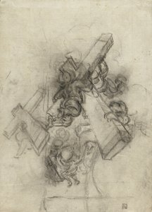 Putti nesoucí kříž, 1672-75 od Gian Lorenzo Bernini