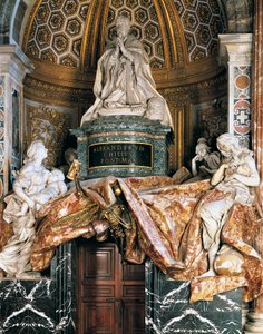 Hrob Alexandra VII od Gian Lorenzo Bernini