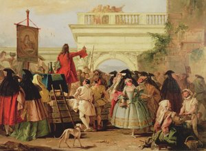 Šarlatán od Giovanni Domenico Tiepolo