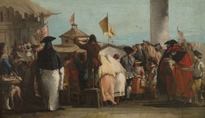 Mondo Novo, asi 1764-1765 od Giovanni Domenico Tiepolo