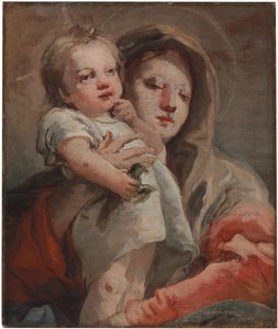 Madona s dítětem se stehlíkem od Giovanni Domenico Tiepolo