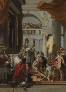 Manželství Fredericka Barbarossy, kolem roku 1753 od Giovanni Domenico Tiepolo
