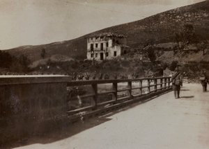 Album "Pictures of War II": Italští vojáci ve Val Chiusone do Podsenice, 09/1917 (čb foto)