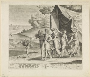Apollo a čtyři roční období Quatro anni tempora (název na objektu)