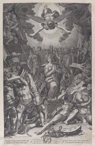 Umučení svaté Kateřiny, po Bernardinu Passari, 1588.