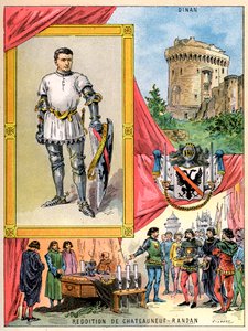Bertrand du Guesclin, bretaňský rytíř, 1898