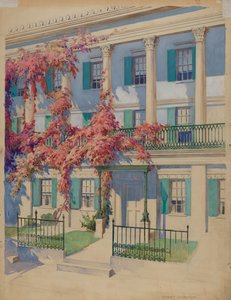 Litinový zahradní balkon, 19351942.
