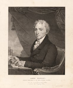 James Monroe od Gilbert Stuart